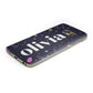 Funky Starry Night Personalised Name Samsung Galaxy Case Bottom Cutout