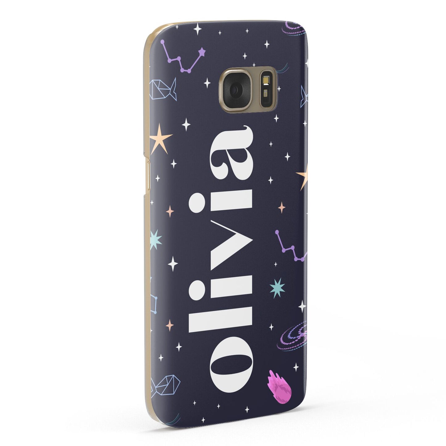 Funky Starry Night Personalised Name Samsung Galaxy Case Fourty Five Degrees