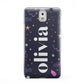 Funky Starry Night Personalised Name Samsung Galaxy Note 3 Case