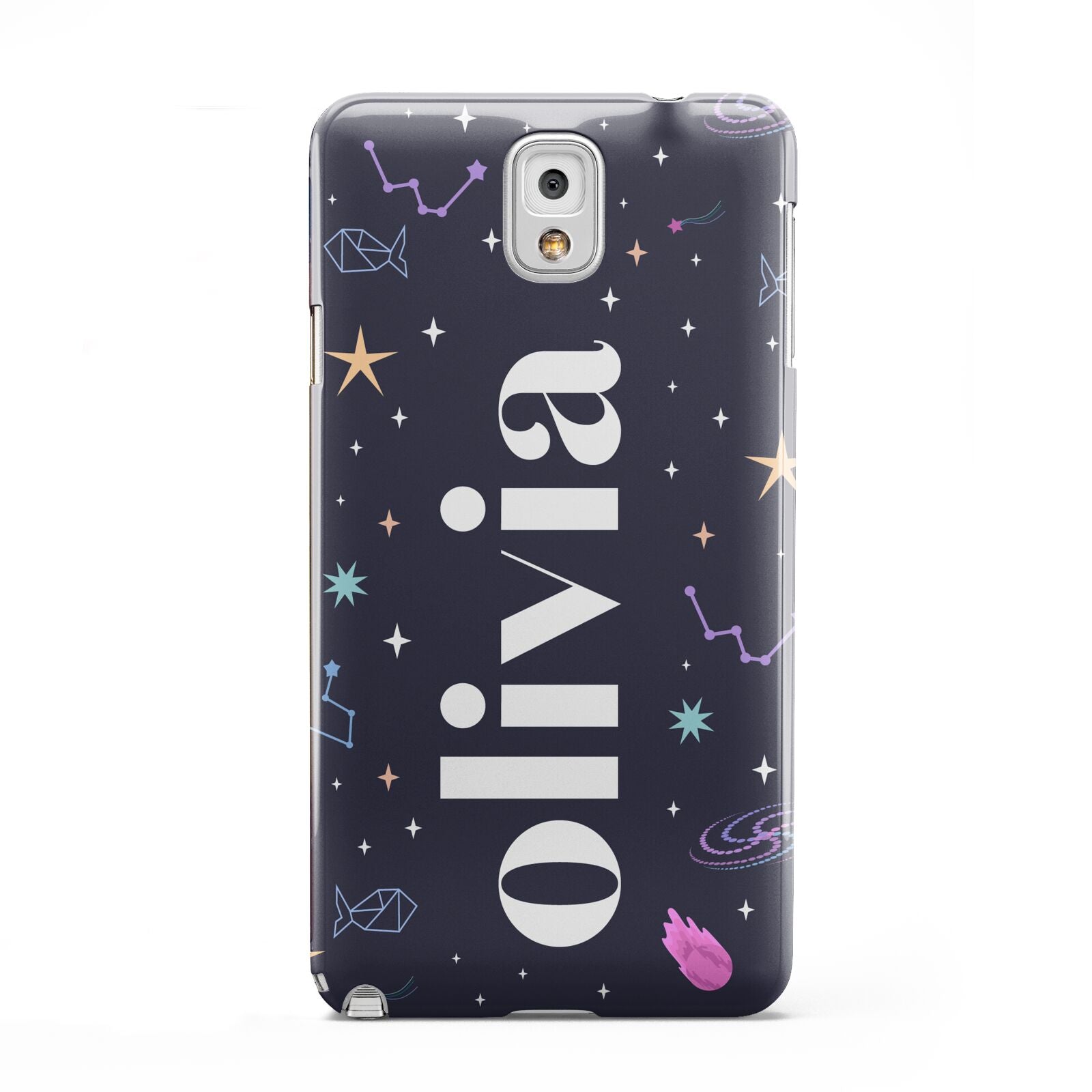 Funky Starry Night Personalised Name Samsung Galaxy Note 3 Case
