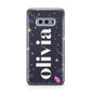 Funky Starry Night Personalised Name Samsung Galaxy S10E Case