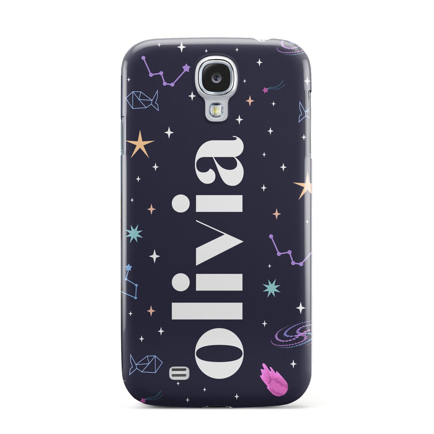 Funky Starry Night Personalised Name Samsung Galaxy S4 Case