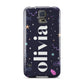 Funky Starry Night Personalised Name Samsung Galaxy S5 Case