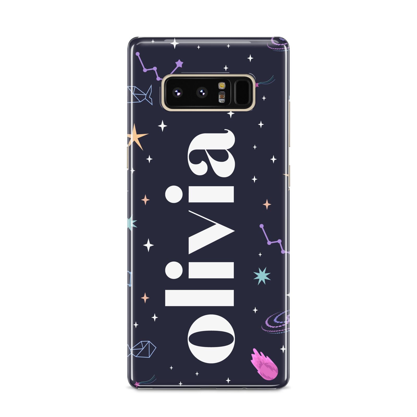 Funky Starry Night Personalised Name Samsung Galaxy S8 Case
