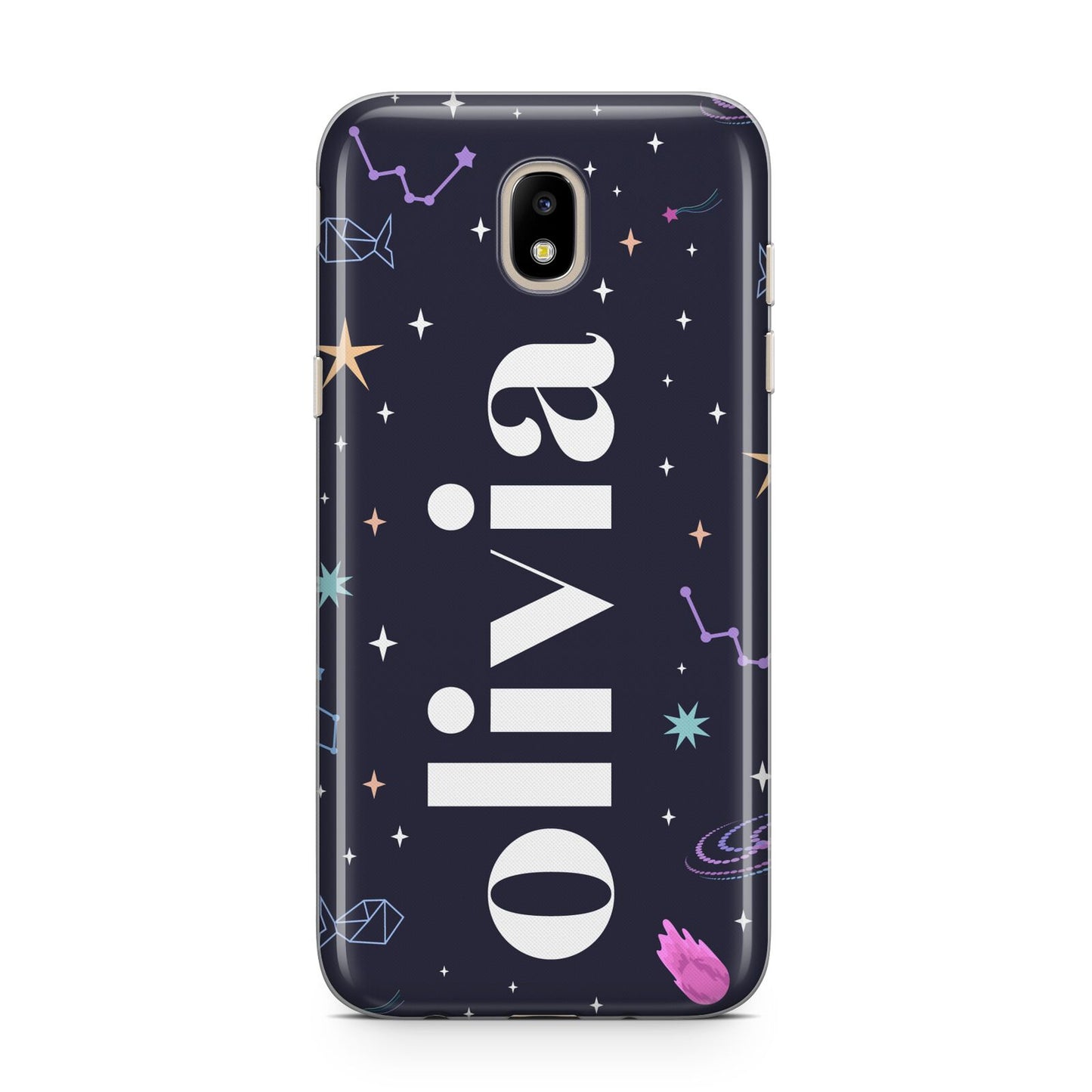Funky Starry Night Personalised Name Samsung J5 2017 Case