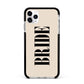 Future Bride Apple iPhone 11 Pro Max in Silver with Black Impact Case