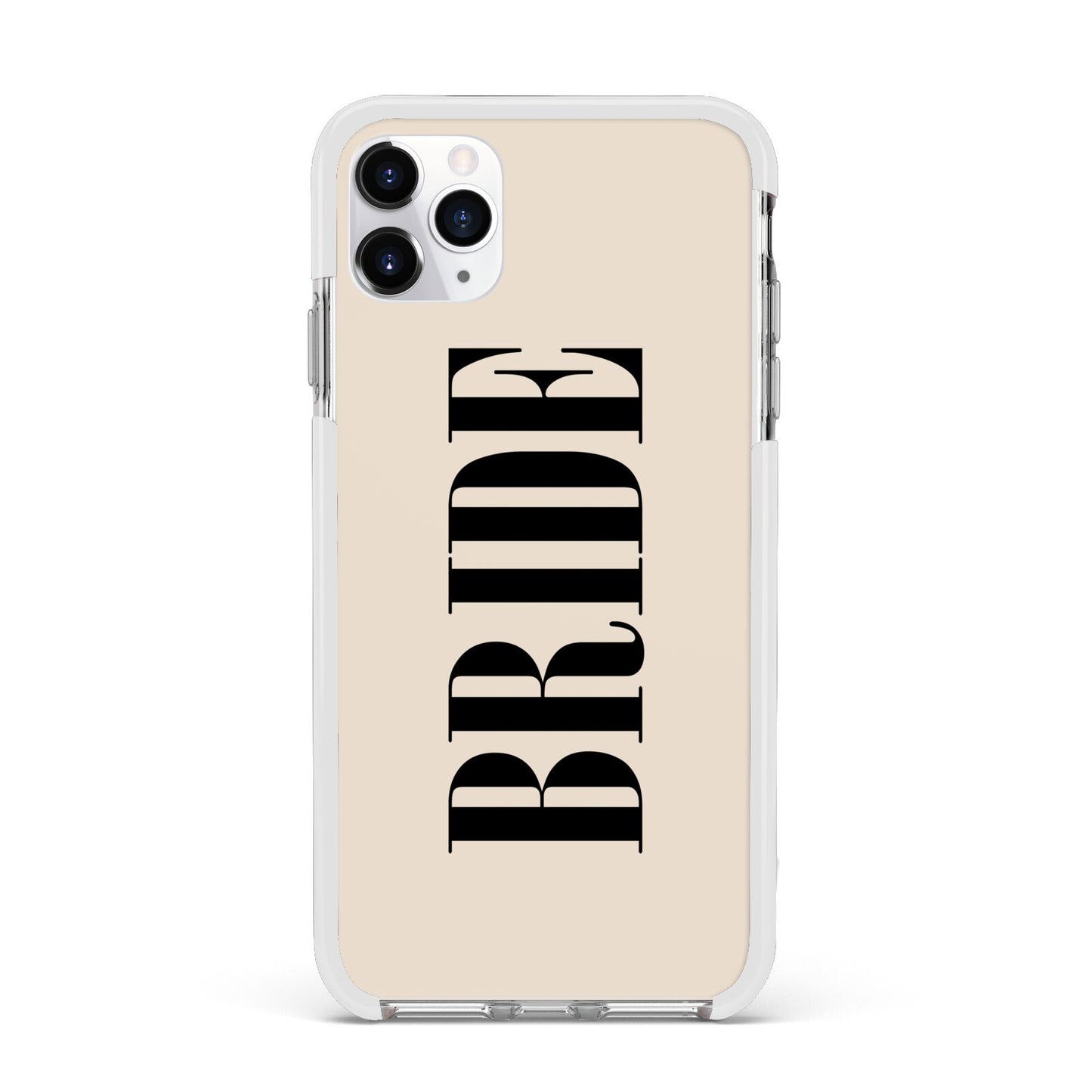 Future Bride Apple iPhone 11 Pro Max in Silver with White Impact Case