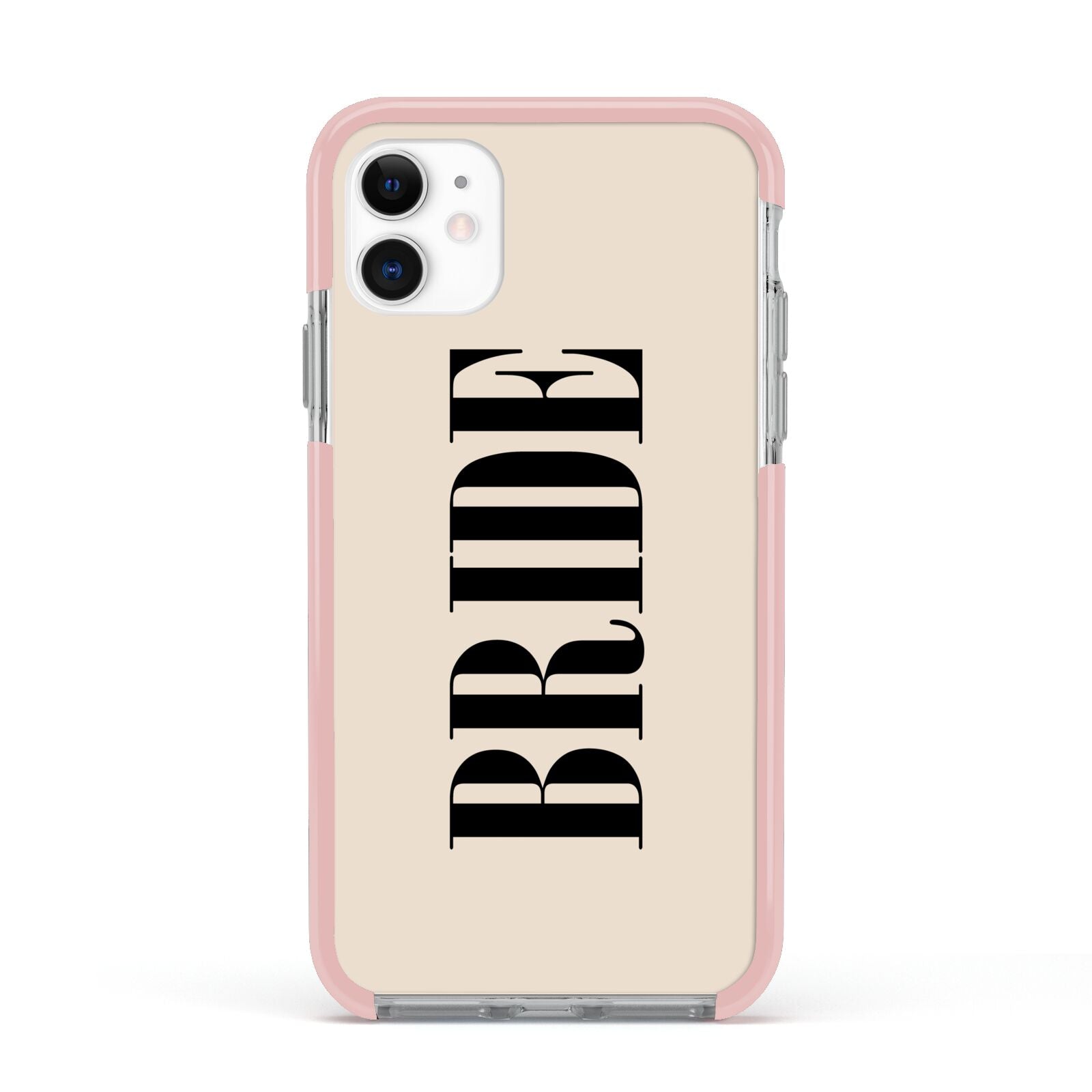 Future Bride Apple iPhone 11 in White with Pink Impact Case