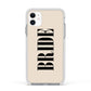 Future Bride Apple iPhone 11 in White with White Impact Case