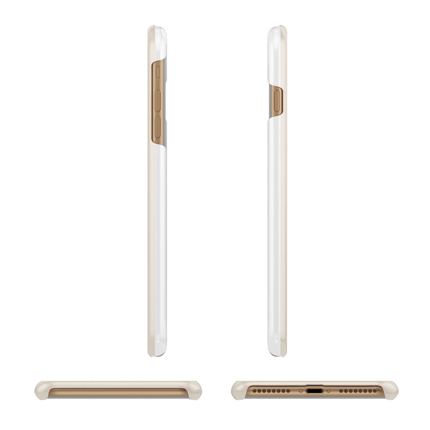 Future Bride Apple iPhone 7 Plus 3D Wrap Snap Case Angled Images