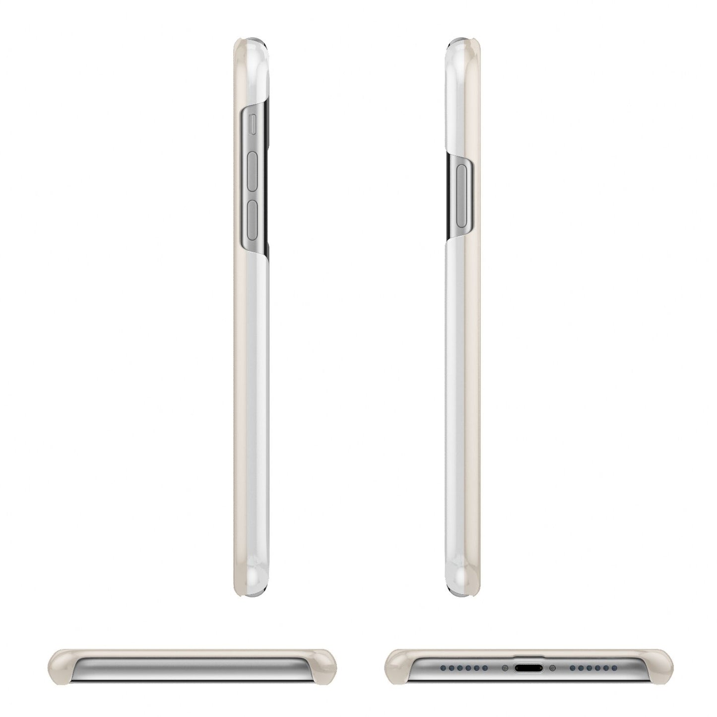 Future Bride Apple iPhone XR 3D Wrap Snap Case Angled Images on White Phone