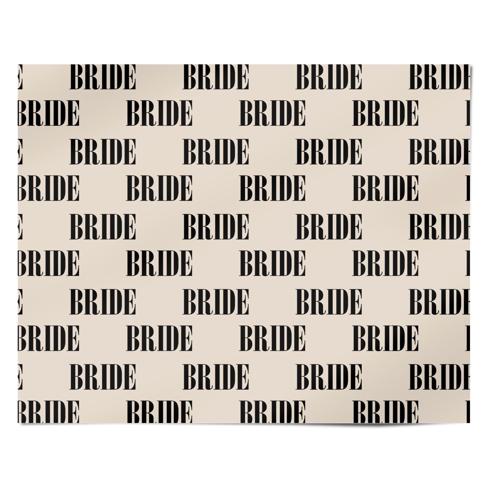 Future Bride Personalised Wrapping Paper Alternative