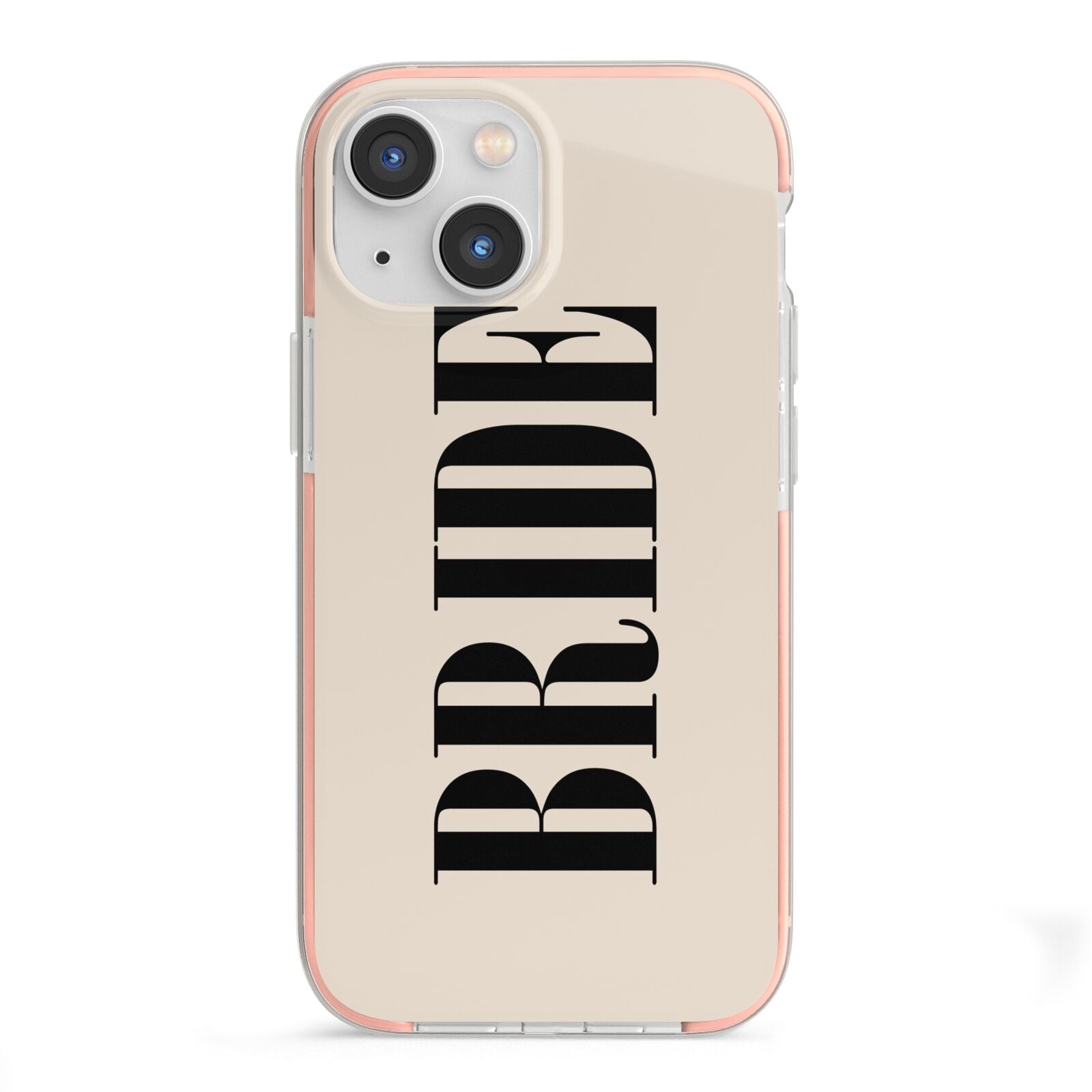 Future Bride iPhone 13 Mini TPU Impact Case with Pink Edges