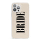 Future Bride iPhone 13 Pro Max Clear Bumper Case
