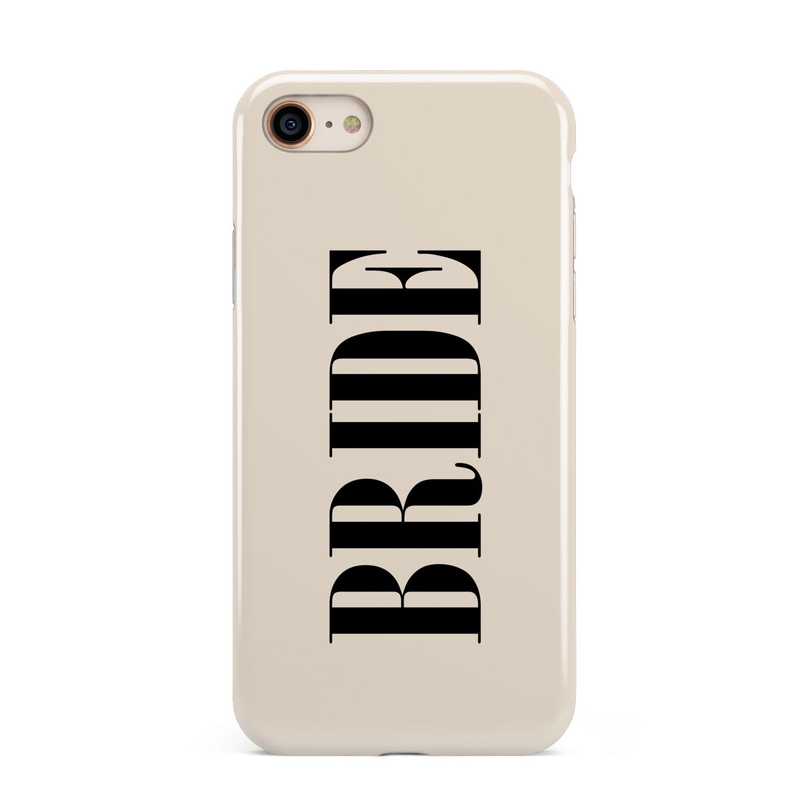 Future Bride iPhone 8 3D Tough Case on Gold Phone