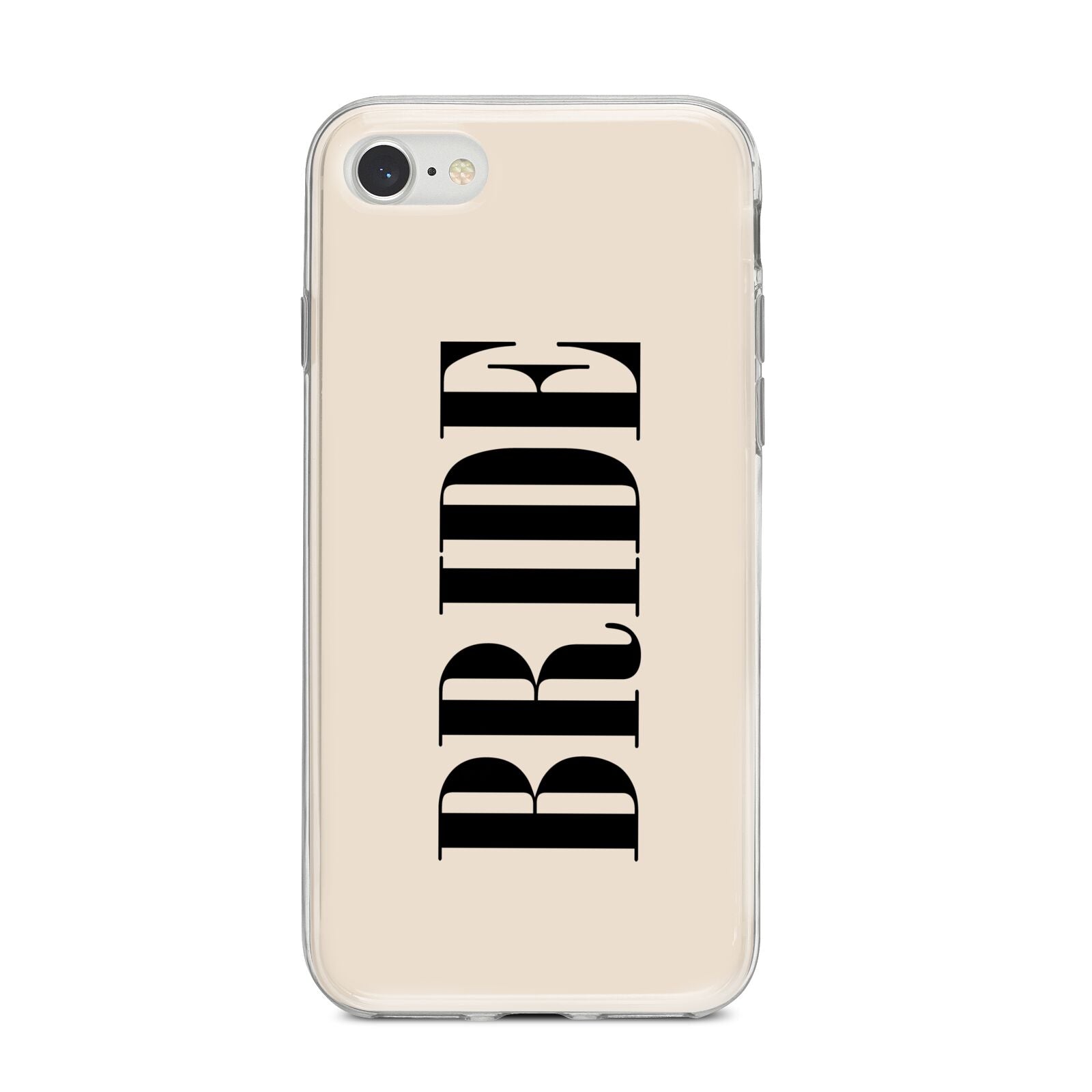 Future Bride iPhone 8 Bumper Case on Silver iPhone