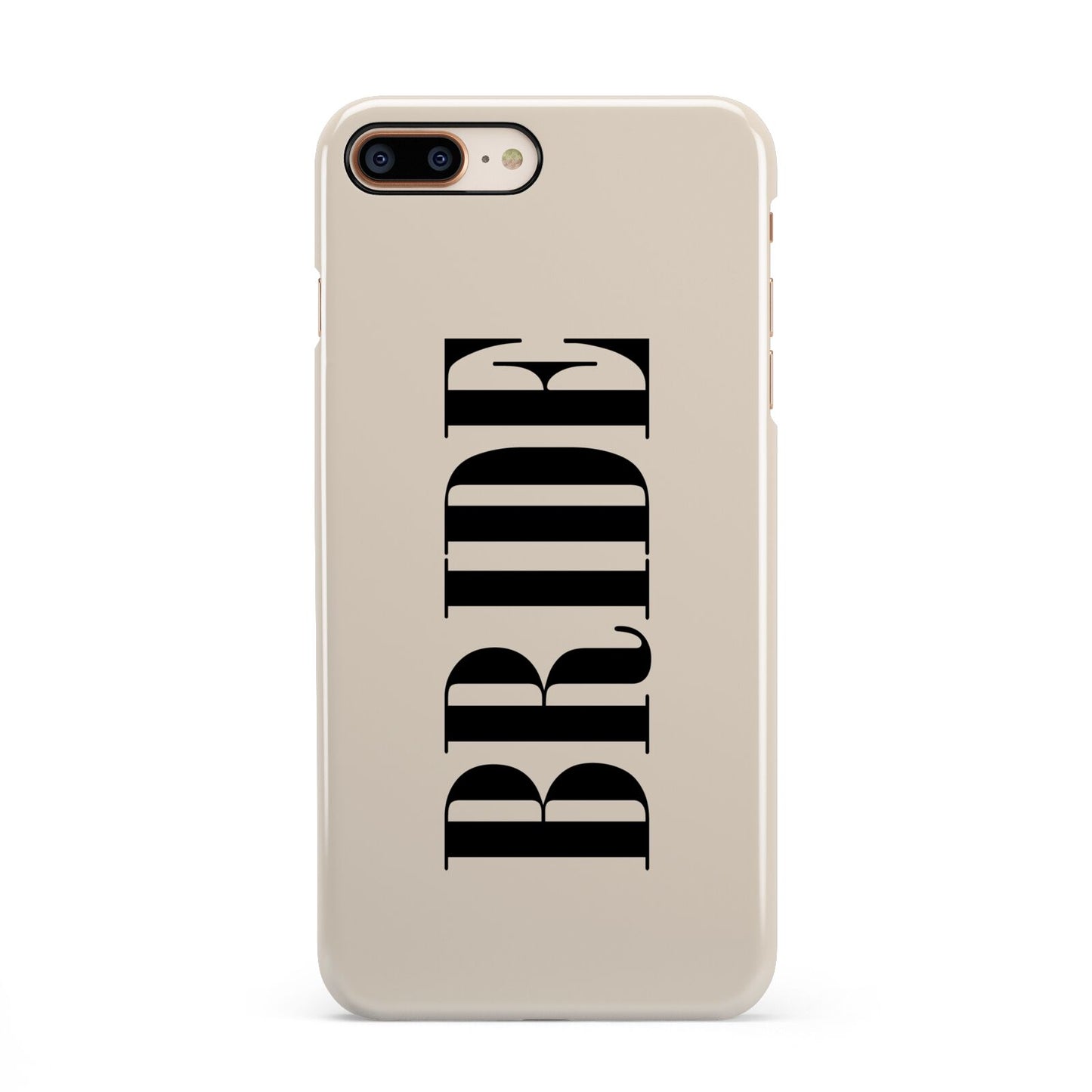 Future Bride iPhone 8 Plus 3D Snap Case on Gold Phone