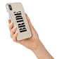 Future Bride iPhone X Bumper Case on Silver iPhone Alternative Image 2