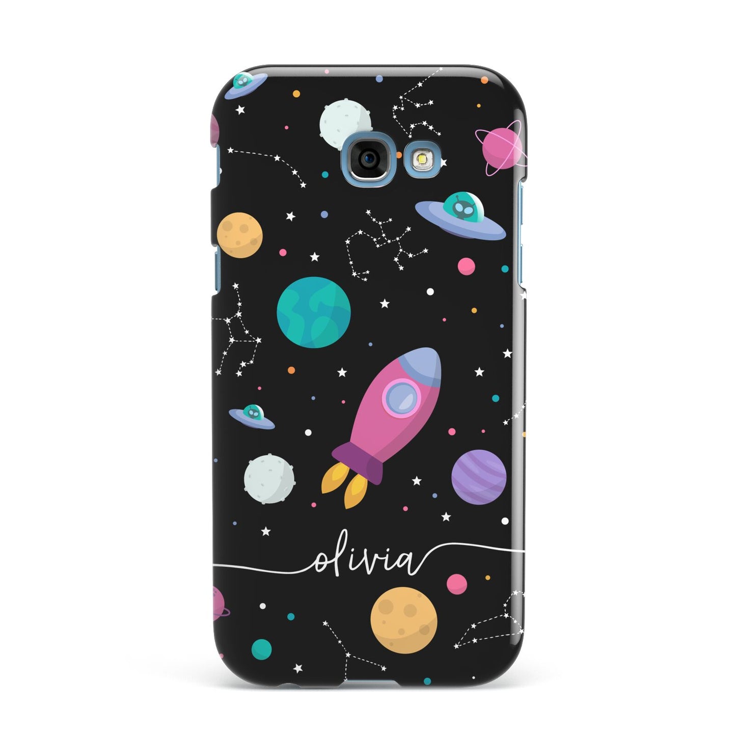 Galaxy Artwork with Name Samsung Galaxy A7 2017 Case