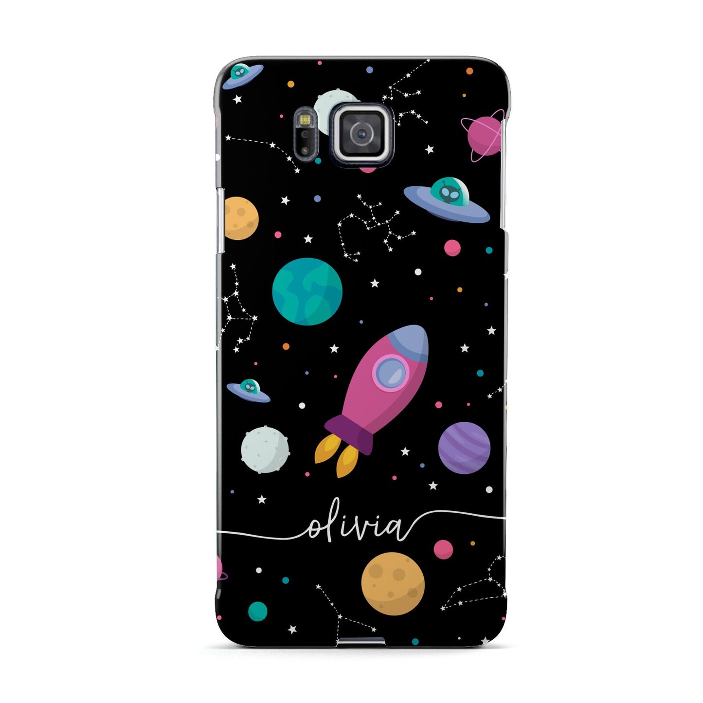 Galaxy Artwork with Name Samsung Galaxy Alpha Case
