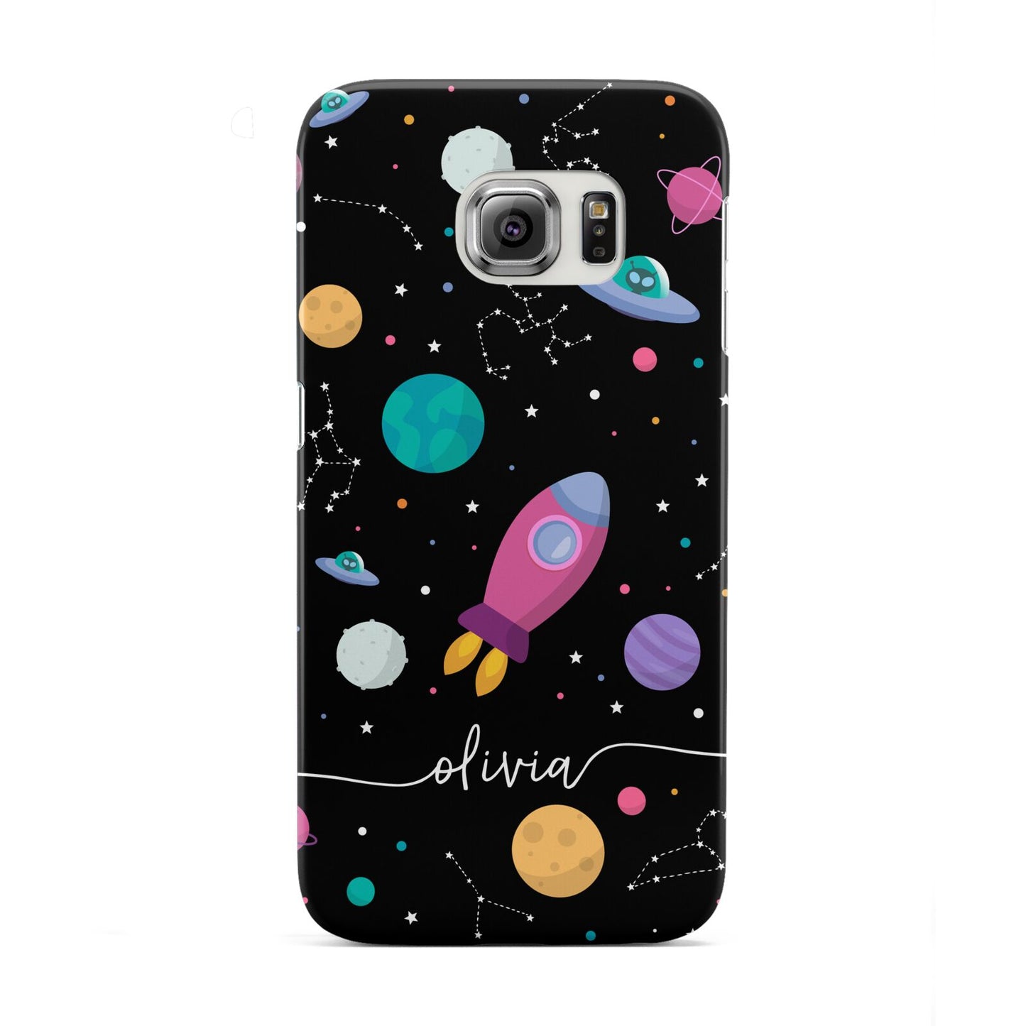 Galaxy Artwork with Name Samsung Galaxy S6 Edge Case