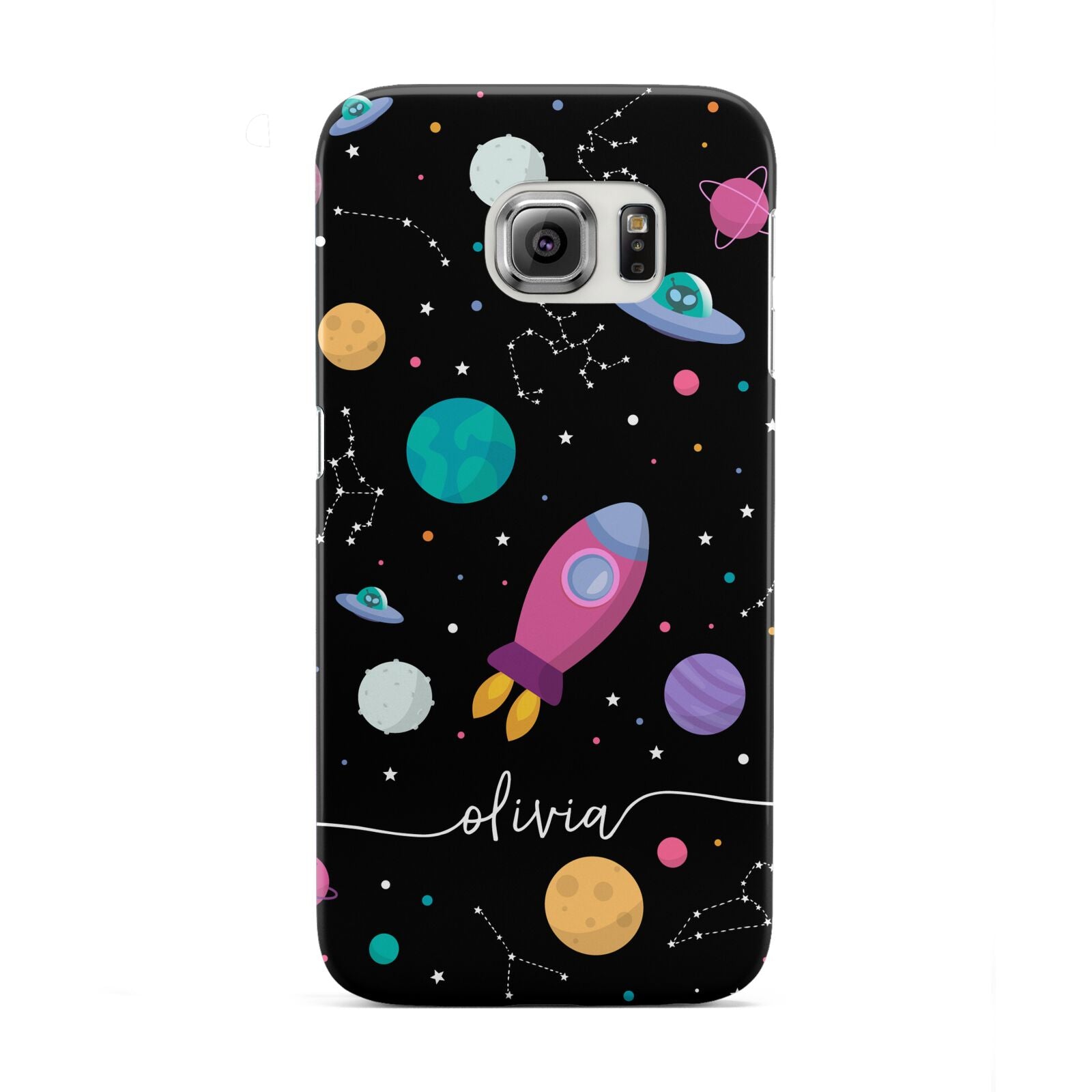 Galaxy Artwork with Name Samsung Galaxy S6 Edge Case