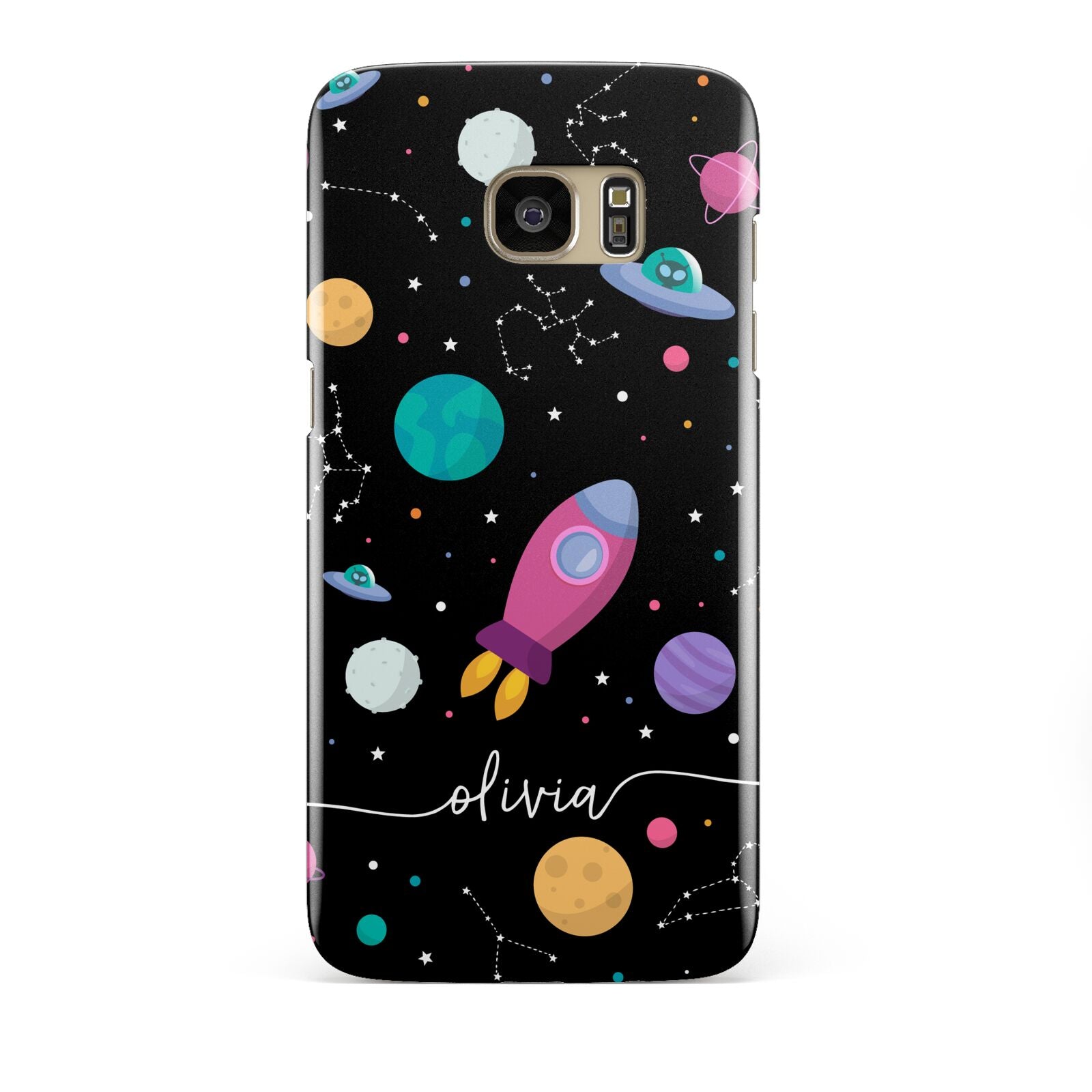 Galaxy Artwork with Name Samsung Galaxy S7 Edge Case