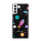 Galaxy Artwork with Name Samsung S21 Plus Case