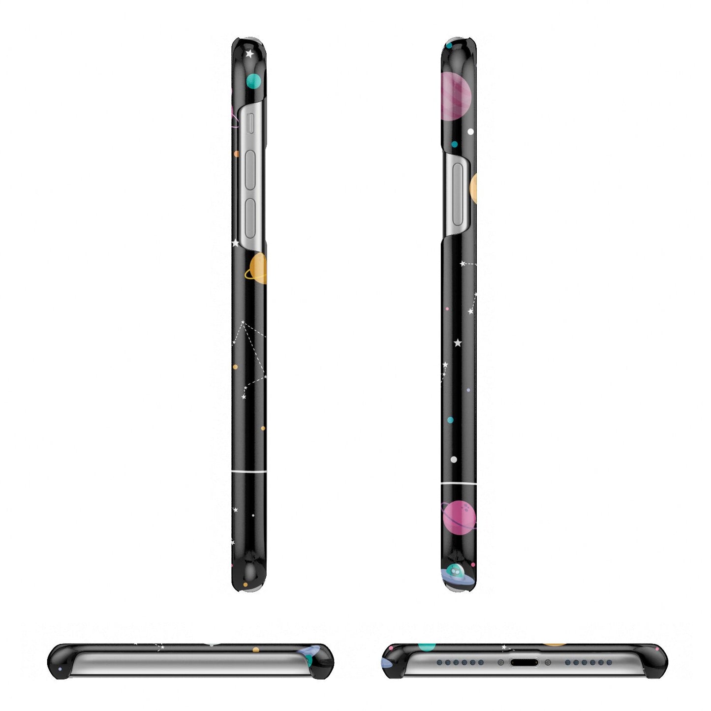 Galaxy Artwork with Name iPhone 11 Pro 3D Snap Case Angle Images