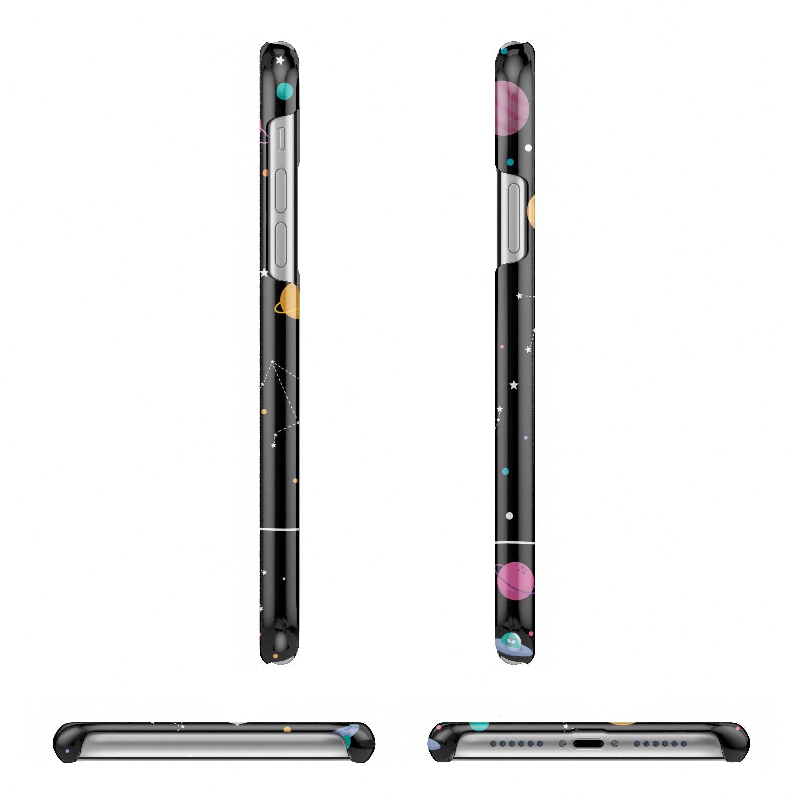 Galaxy Artwork with Name iPhone 11 Pro 3D Snap Case Angle Images