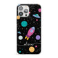 Galaxy Artwork with Name iPhone 13 Pro Max Clear Bumper Case