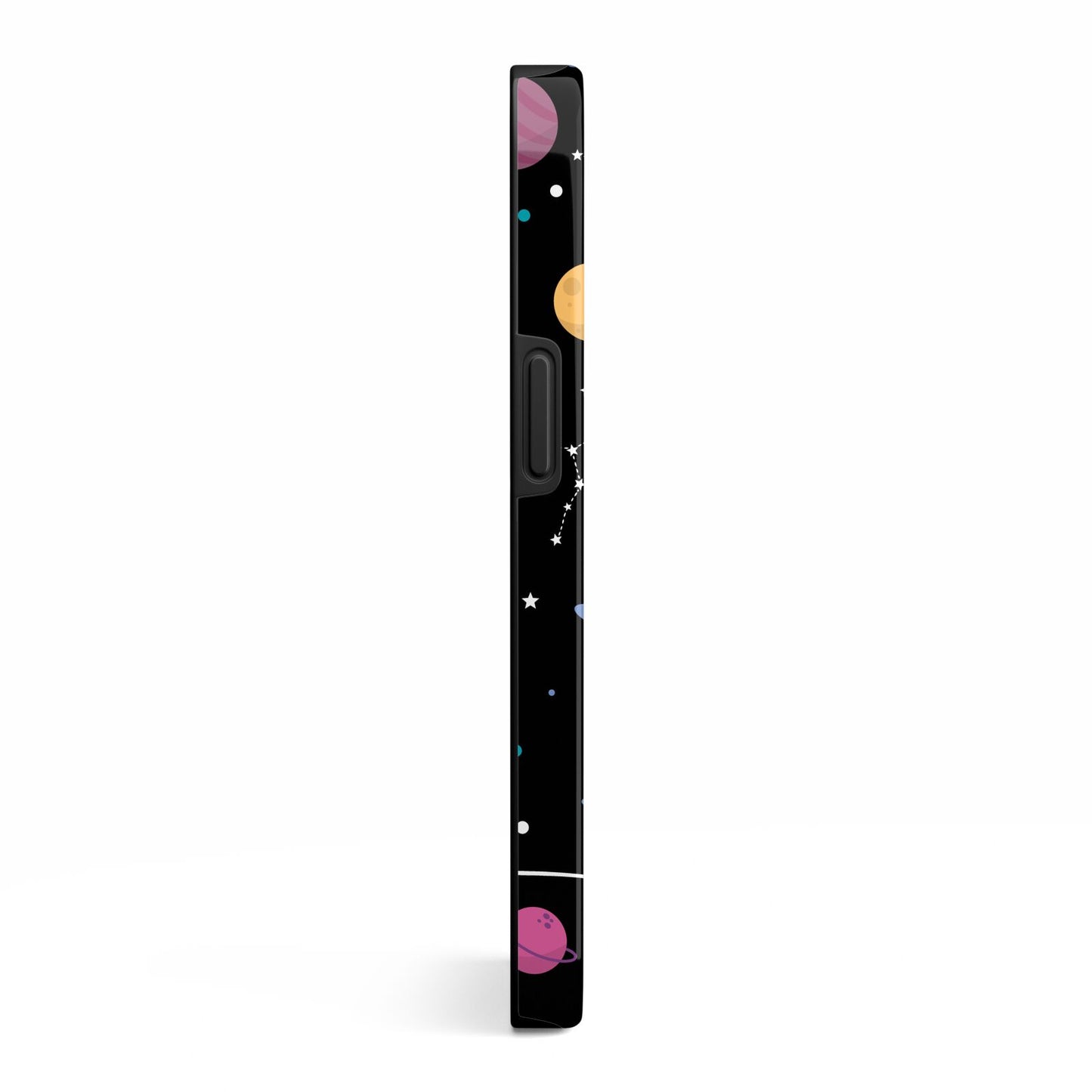 Galaxy Artwork with Name iPhone 13 Side Image 3D Tough Case