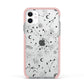 Galaxy Constellation Apple iPhone 11 in White with Pink Impact Case