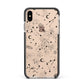 Galaxy Constellation Apple iPhone Xs Max Impact Case Black Edge on Gold Phone