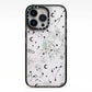 Galaxy Constellation iPhone 13 Pro Black Impact Case on Silver phone