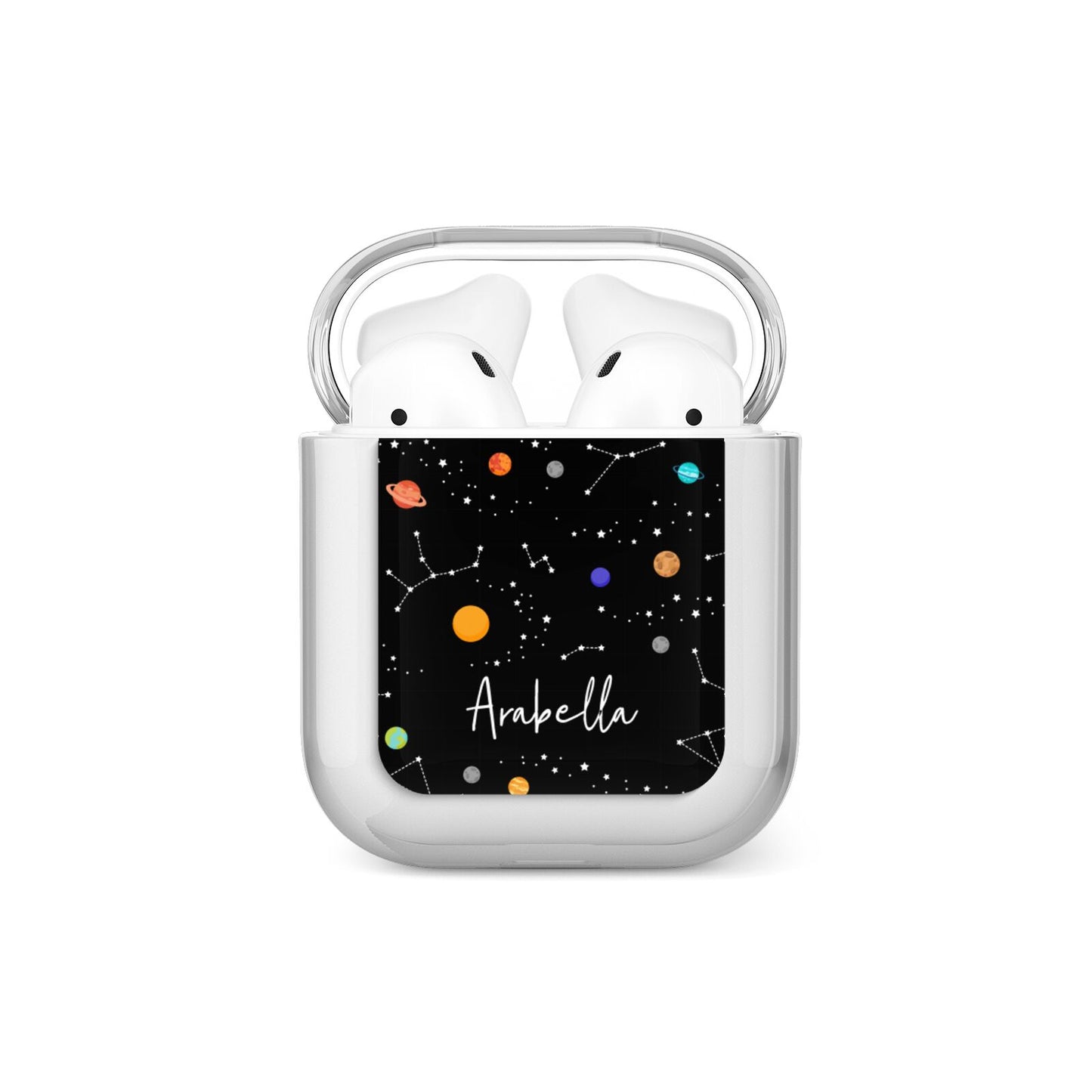 Galaxy Scene with Name AirPods Case