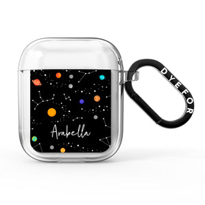 Galaxy Scene with Name AirPods Case