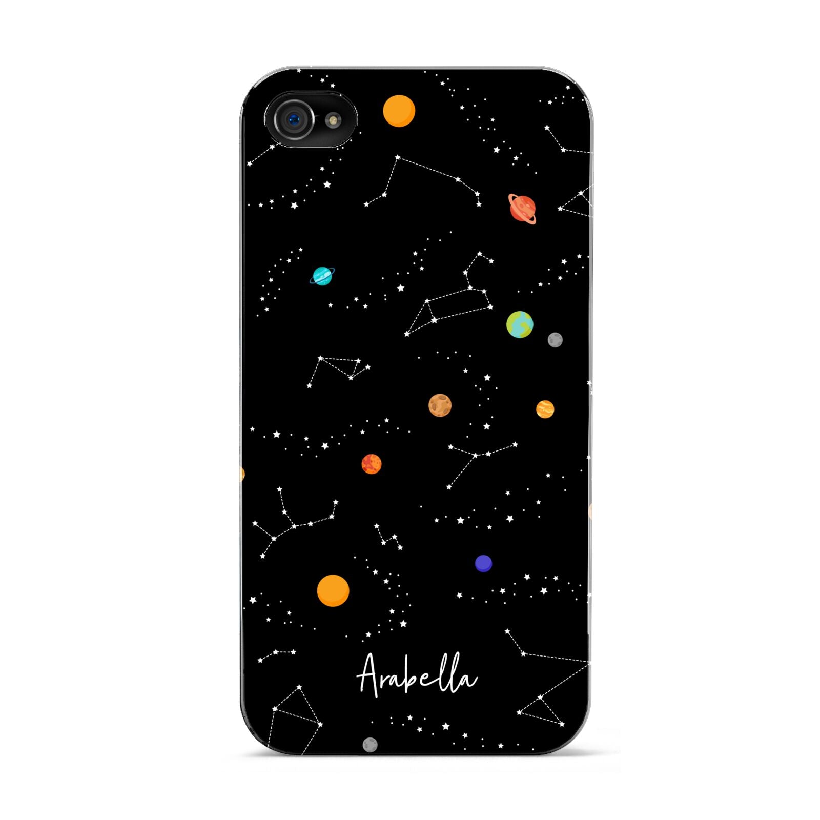 Galaxy Scene with Name Apple iPhone 4s Case