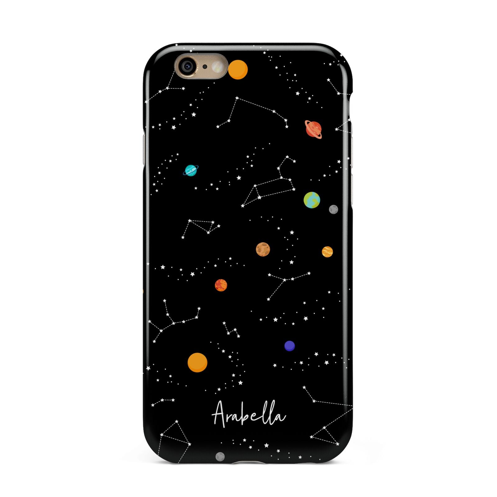 Galaxy Scene with Name Apple iPhone 6 3D Tough Case
