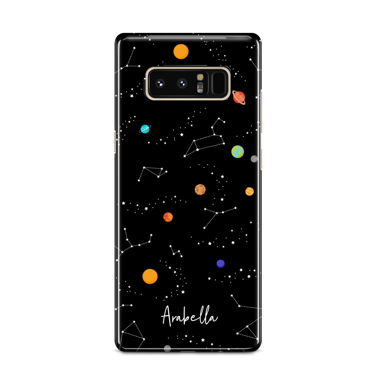 Galaxy Scene with Name Samsung Galaxy Note 8 Case