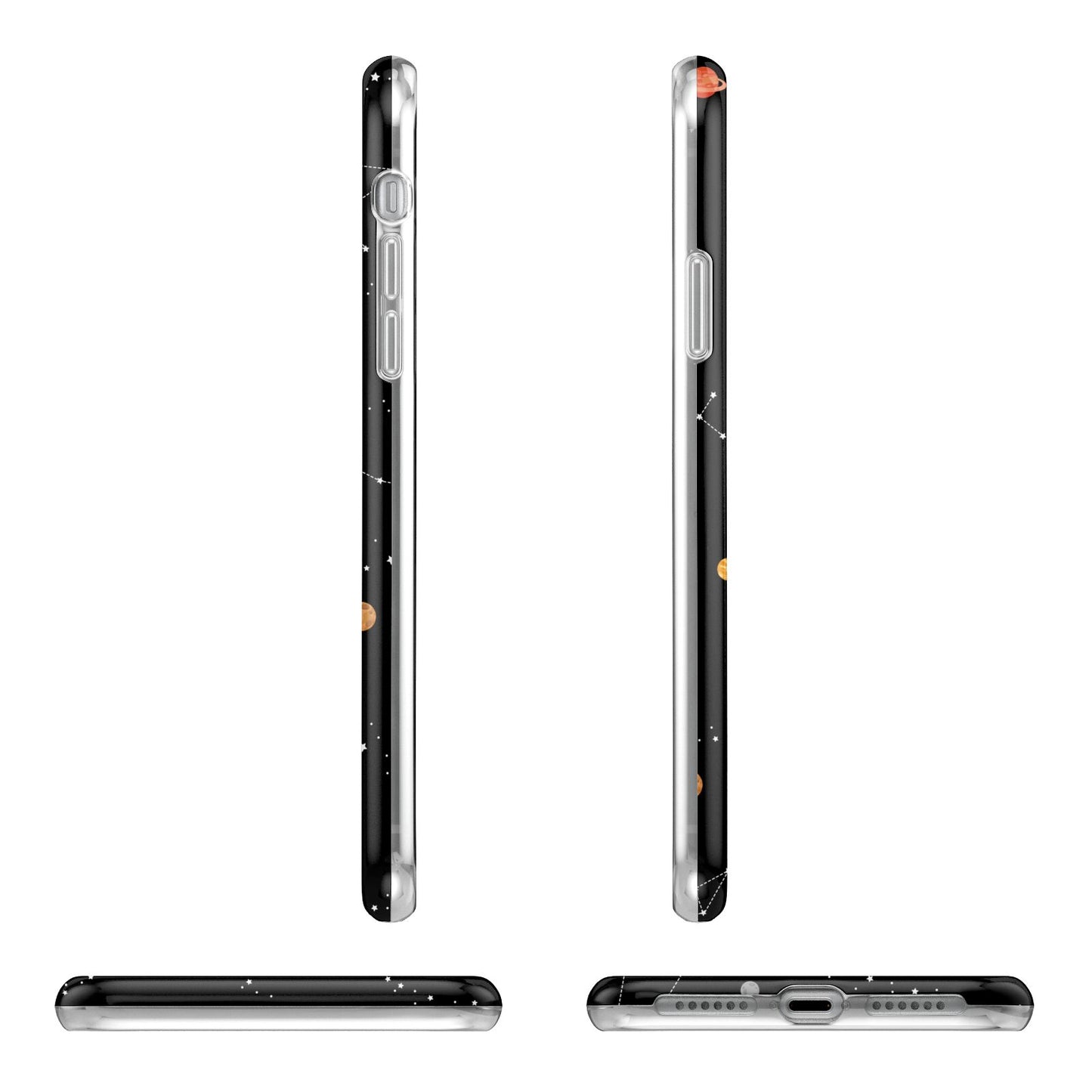 Galaxy Scene with Name iPhone 11 Pro 3D Tough Case Angle Images