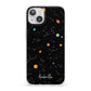 Galaxy Scene with Name iPhone 13 Clear Bumper Case