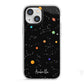 Galaxy Scene with Name iPhone 13 Mini TPU Impact Case with White Edges