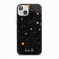 Galaxy Scene with Name iPhone 13 TPU Impact Case with White Edges