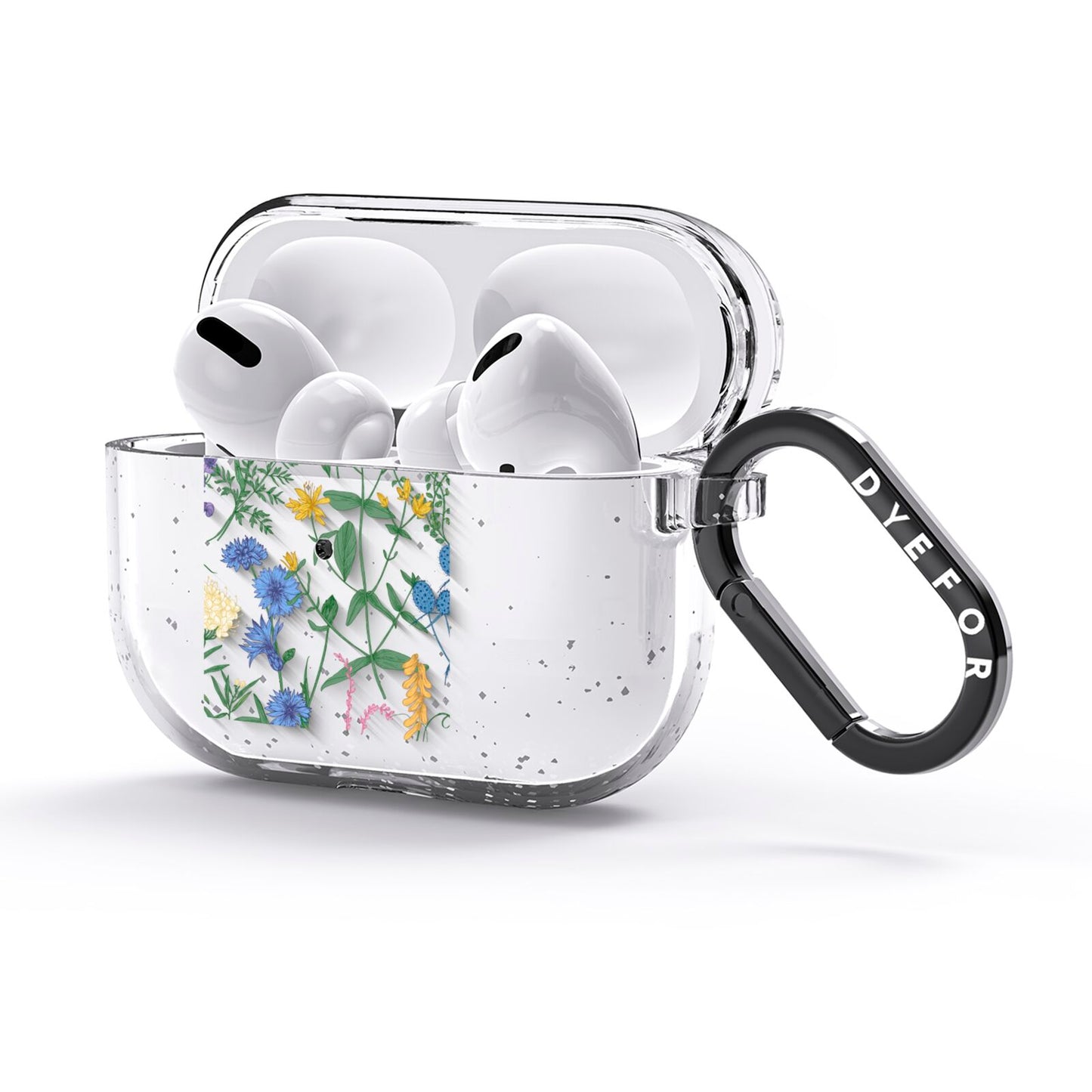 Garden Florals AirPods Glitter Case 3rd Gen Side Image
