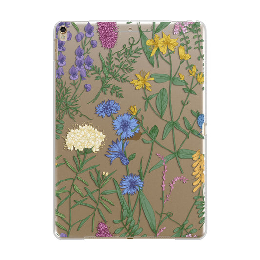 Garden Florals Apple iPad Gold Case