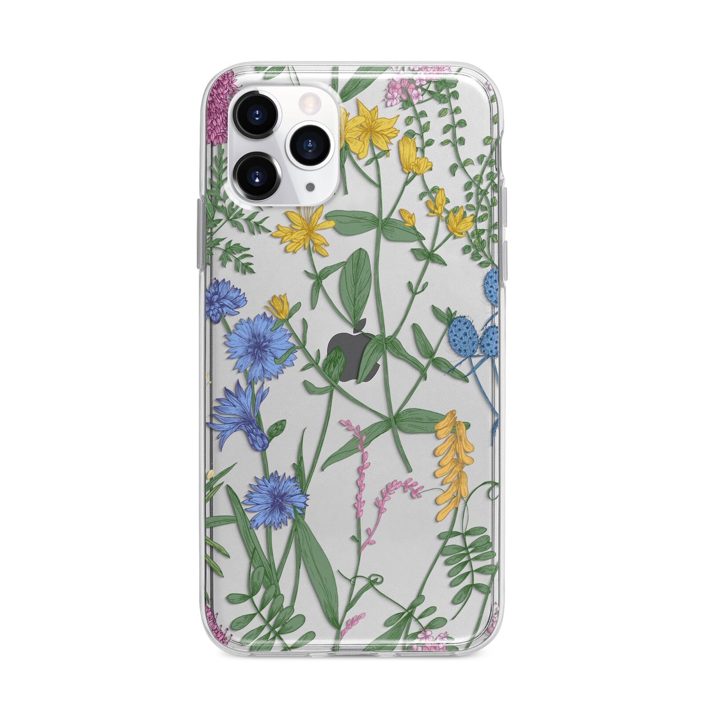 Garden Florals Apple iPhone 11 Pro Max in Silver with Bumper Case