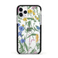 Garden Florals Apple iPhone 11 Pro in Silver with Black Impact Case