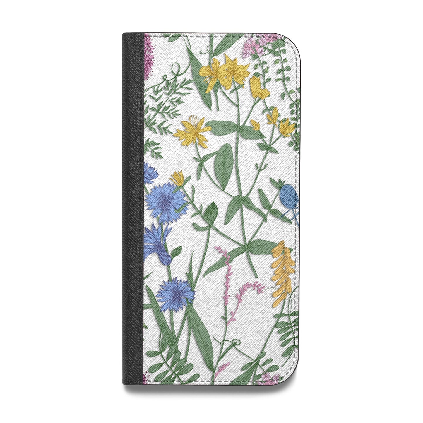 Garden Florals Vegan Leather Flip iPhone Case