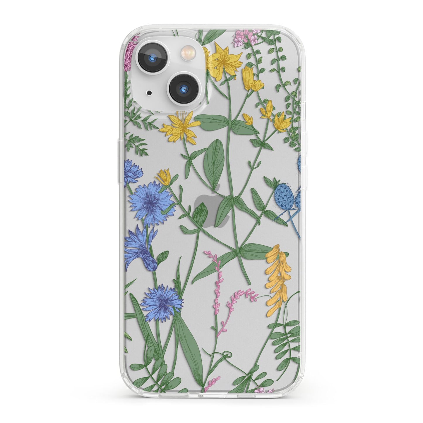 Garden Florals iPhone 13 Clear Bumper Case